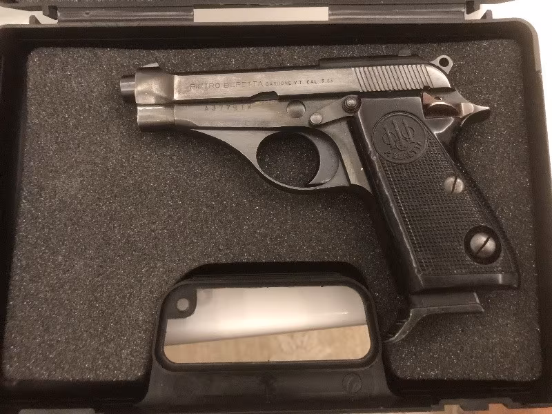 Düğmeli Baretta 7.65 çok Temiz