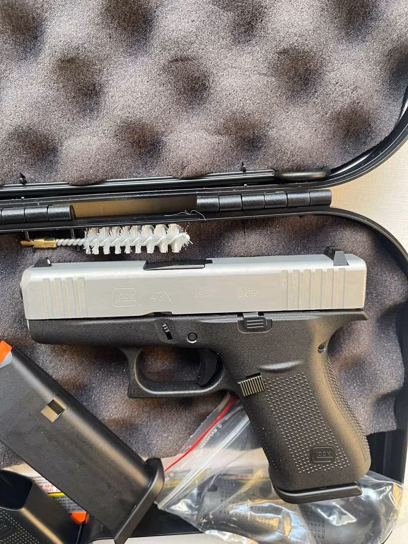 Glock 43x Silver