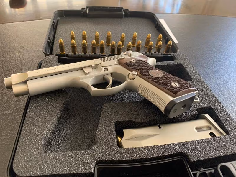 9mm baretta sıfır ayarında 1 yıllık silah