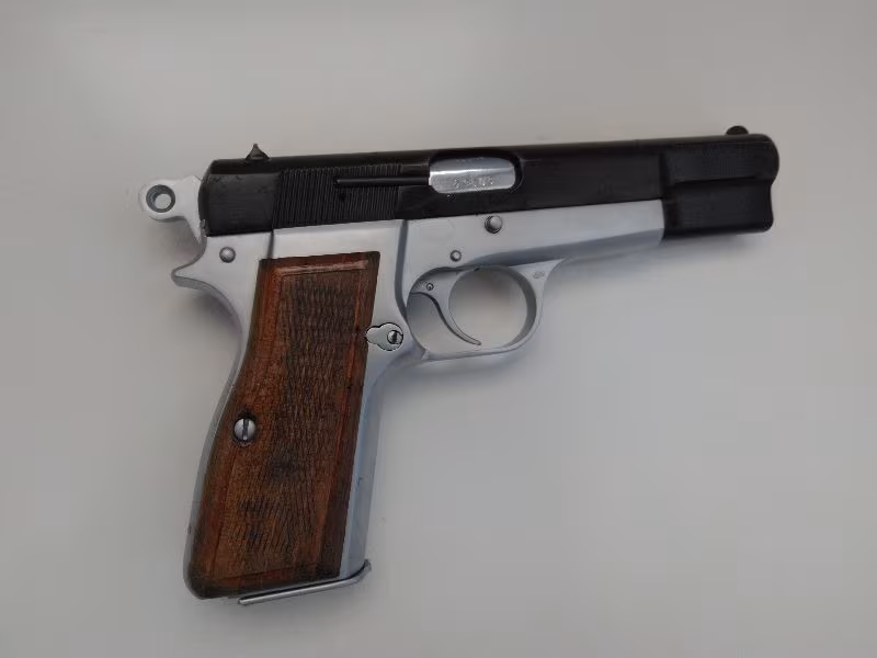 14lü Browning, çift balıklı, polis emeklisinden