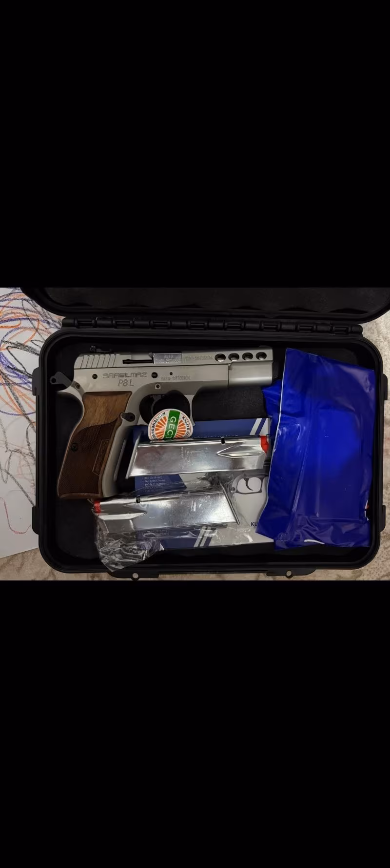 Sarsılmaz P8 L sıfır hiç kullanılmamış.