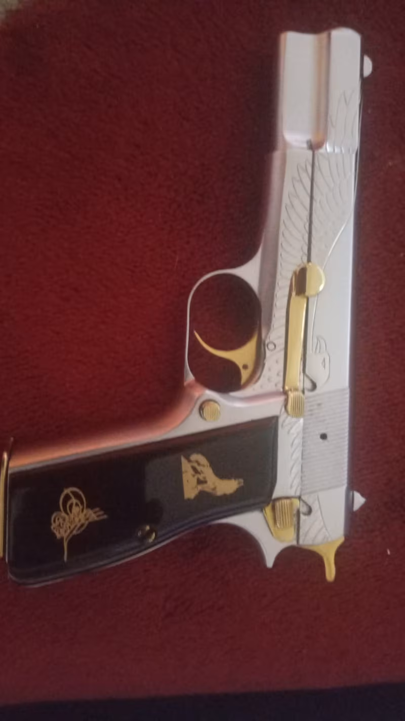 SIFIR AYARINDA TİTANYUM KAPLAMA KARTALLI BROWNİNG 215RN