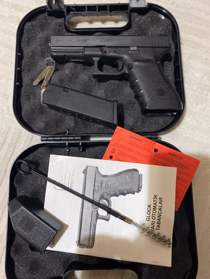 Glock 21c 45 auto kutulu ruhsatlı