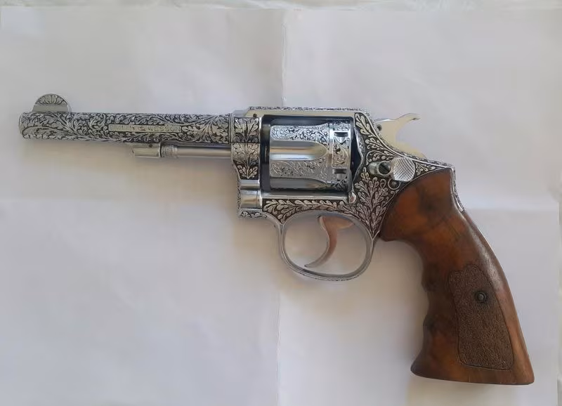 gümüş işçilik uzun namlu benzeri yok