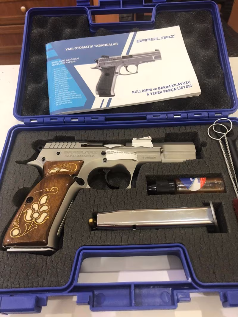 SARSILMAZ K-2000 MEGA Stainless Steel Mat, 15+1, Sıfır Kutusunda- GAZİANTEP