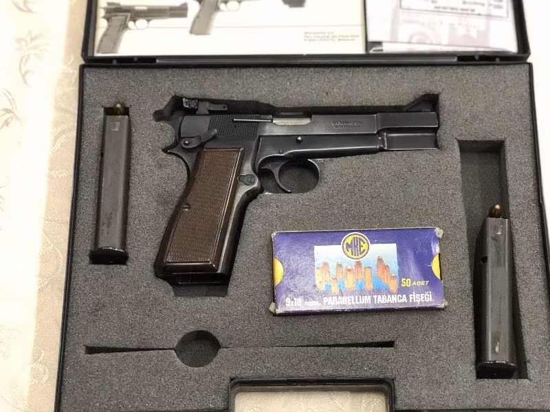 Fiat Düştü Acil  Doktor'dan  MKE Çıkışlı orjinal Belçika 14 lü Browning sport