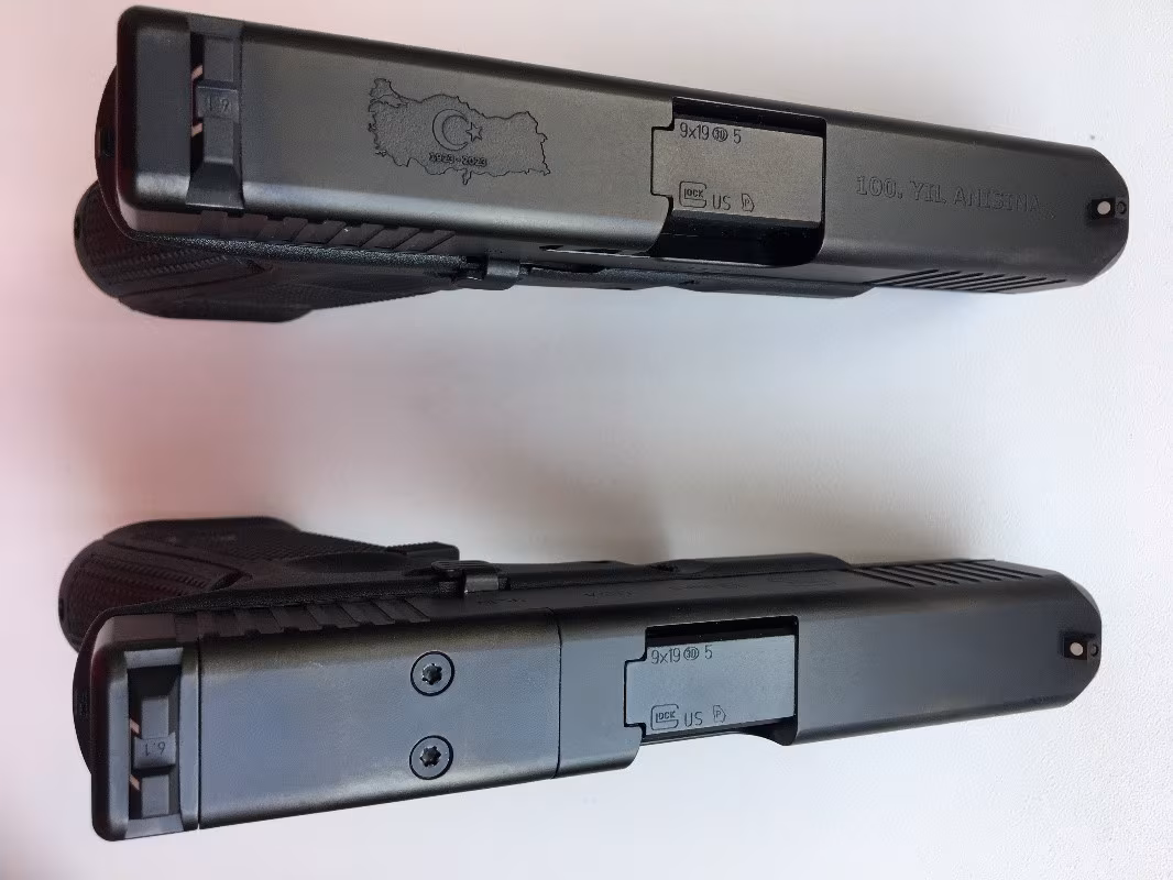 GLOCK 19 gen 5 ÖZEL SERİ TÜRK BAYRAKLI HARİTALI