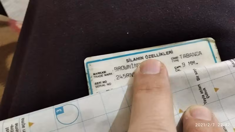 Emekli Polisden Belçika Browning (Mirascı Oğlundan)