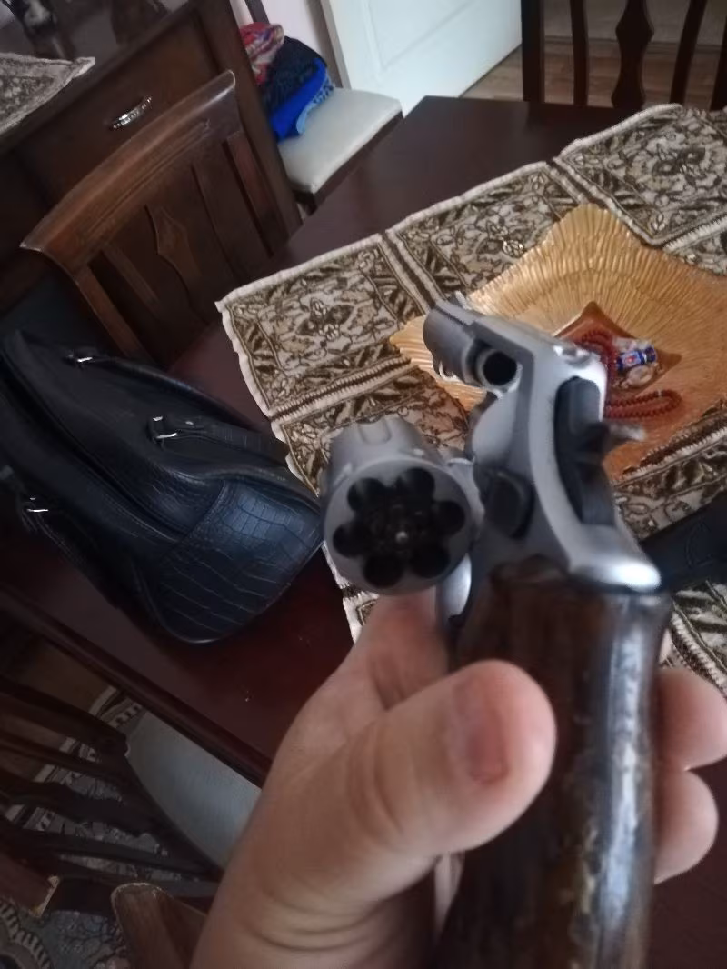 38 lik Smith wesson ABD yapımı toplu tabanca