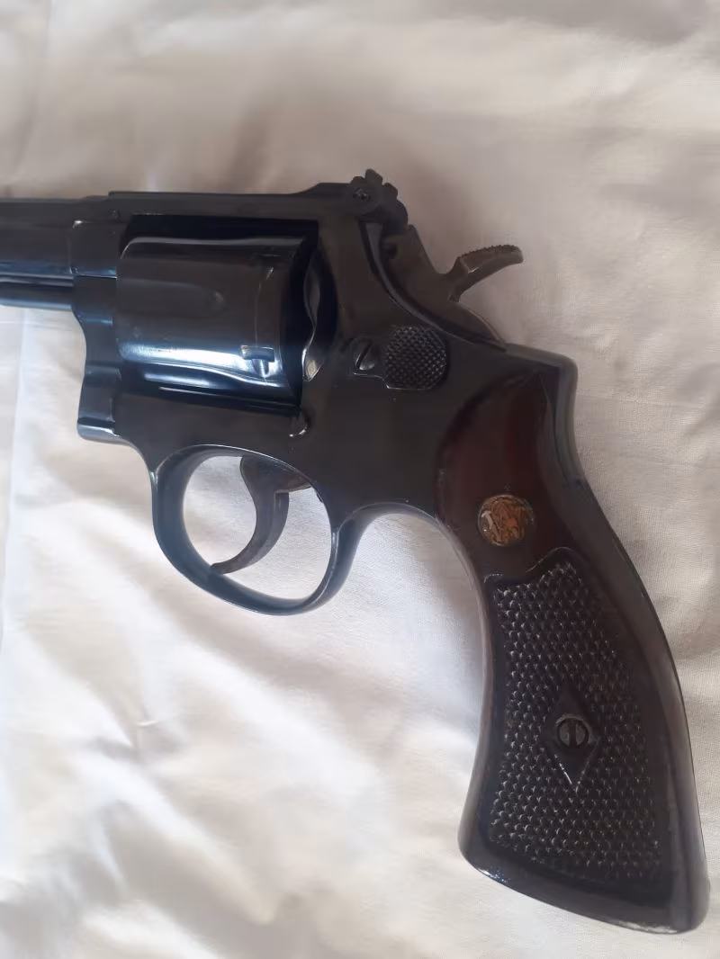 Smith Wesson 9.65 38 cal Uzun Namlu