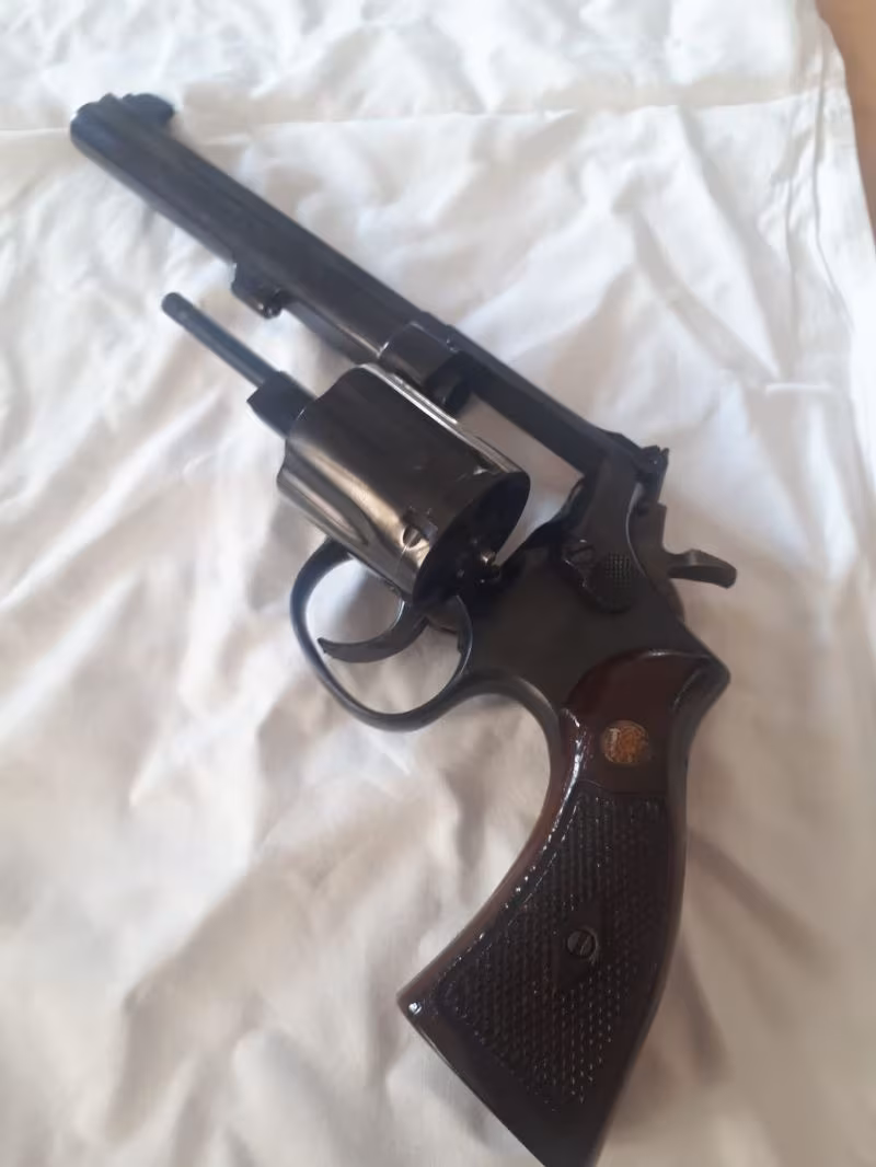 Smith Wesson 9.65 38 cal Uzun Namlu