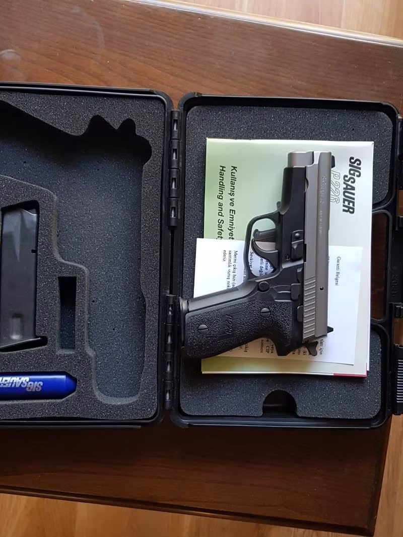 3.500 $ P229 SIG SAUER GARANTI BELGELI MEMURDAN DEVIR