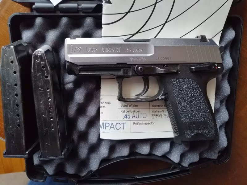 HK STAİNLESS USP COMPACT 45 CAL