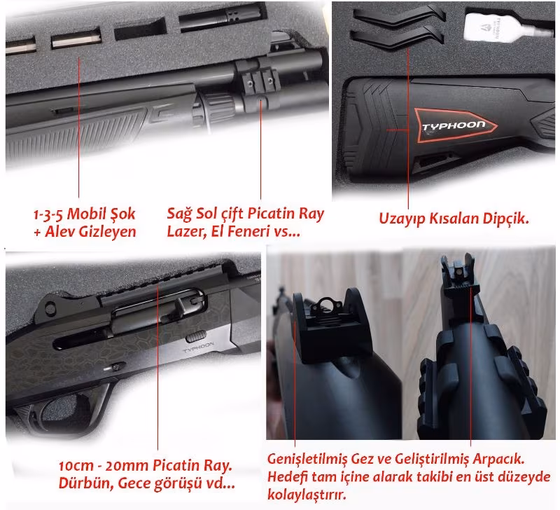 Typhoon Arma 12 Tactical Otomatik