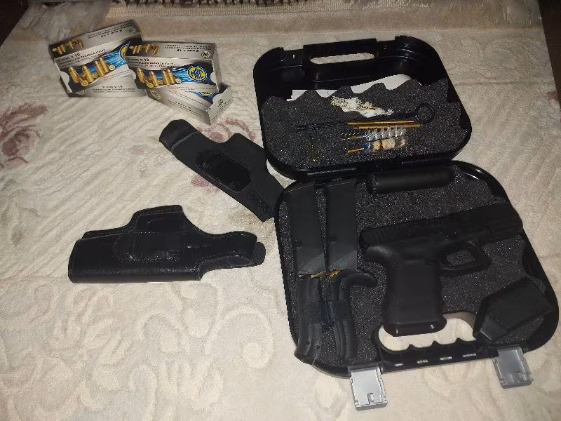 GLOCK 19 GEN 4 MERMİSİ, TÜM ALAETLETRİ, SİLAH YAĞI İLE BERABER.