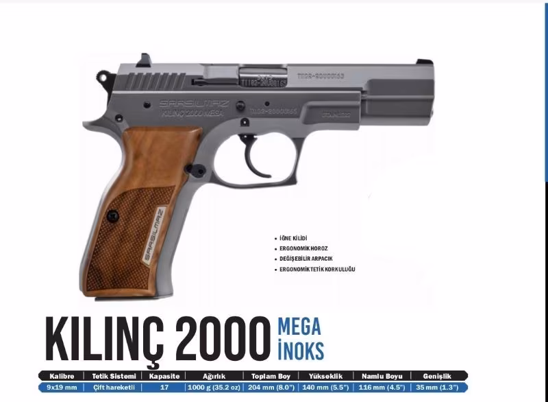 Sarsılmaz kılınç 2000 mega İNOKS