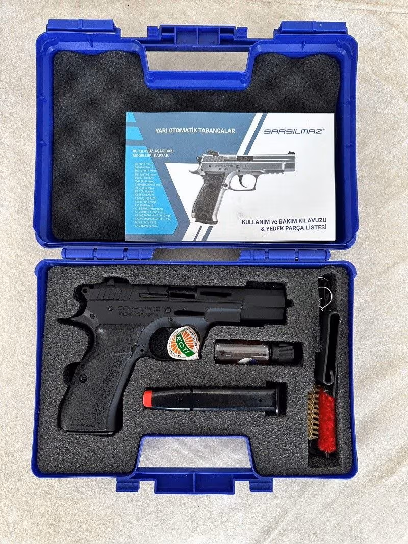 SIFIR KUTUSUNDA SARSILMAZ K2000 MEGA ÖZEL SİYAH