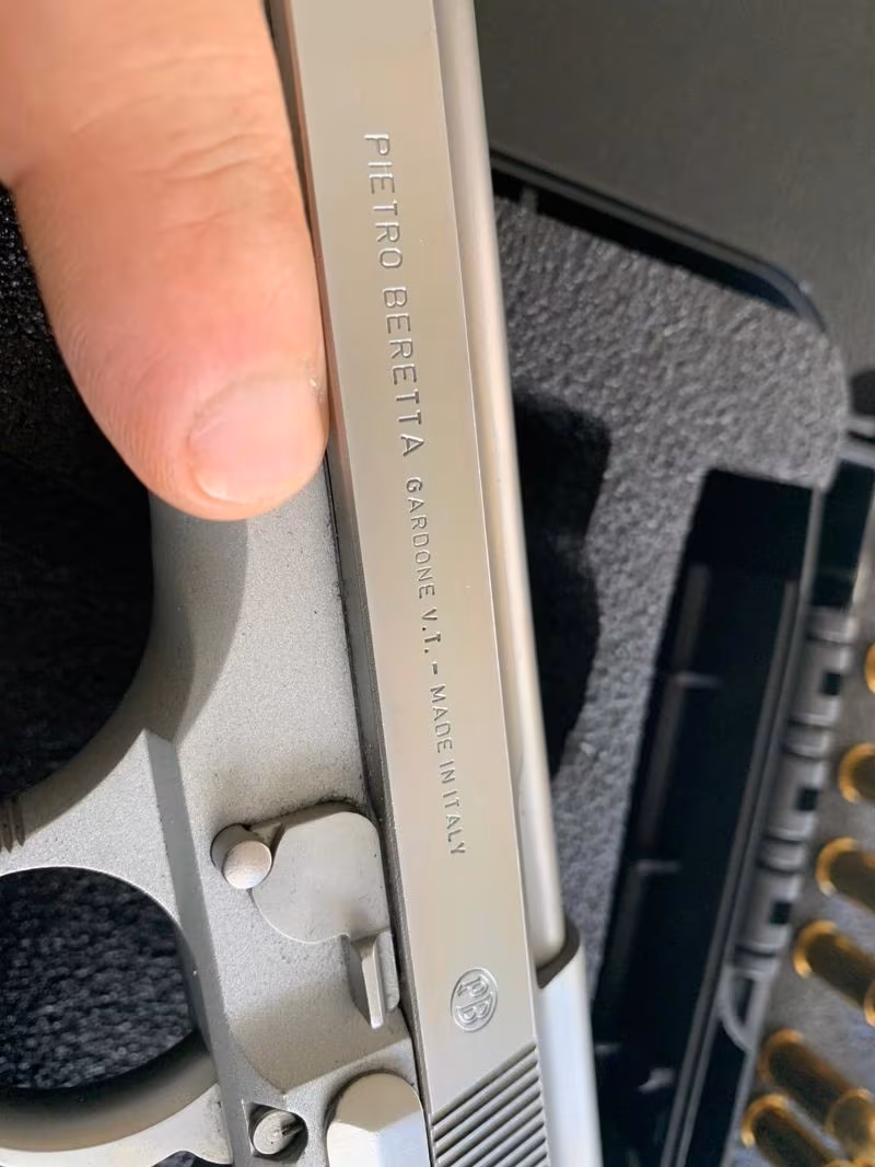 9mm baretta sıfır ayarında 1 yıllık silah