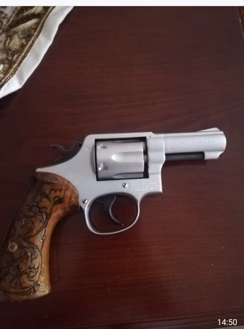 38 lik Smith wesson ABD yapımı toplu tabanca