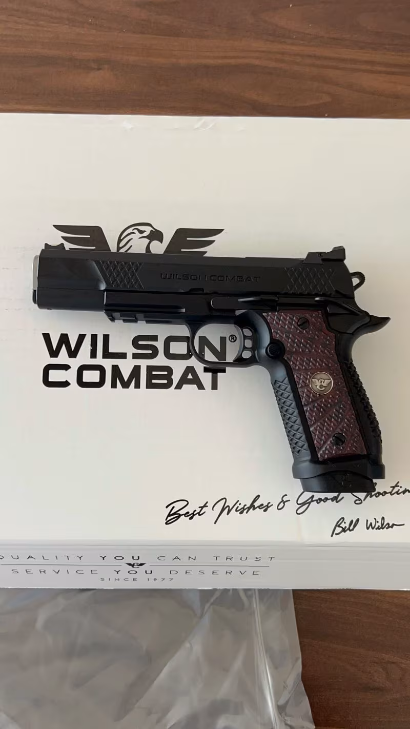 özel bir tabanca WİLSON COMBAT uzun namlu sıfır 2025 model 18+1 mermi kapasiteli