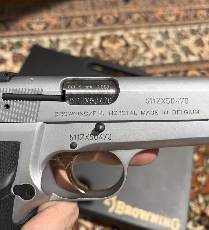 Sıfır Browning Silver Chrome 511 ZX Seri