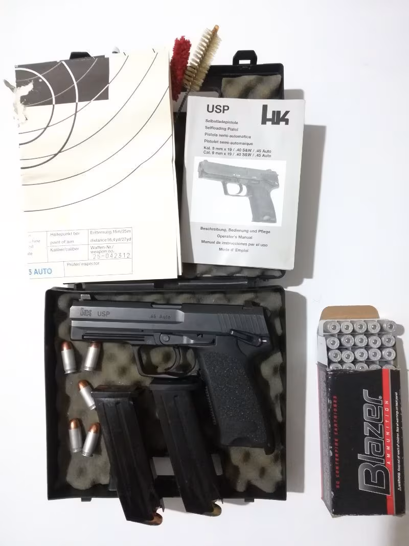 H&K 45 CAL.