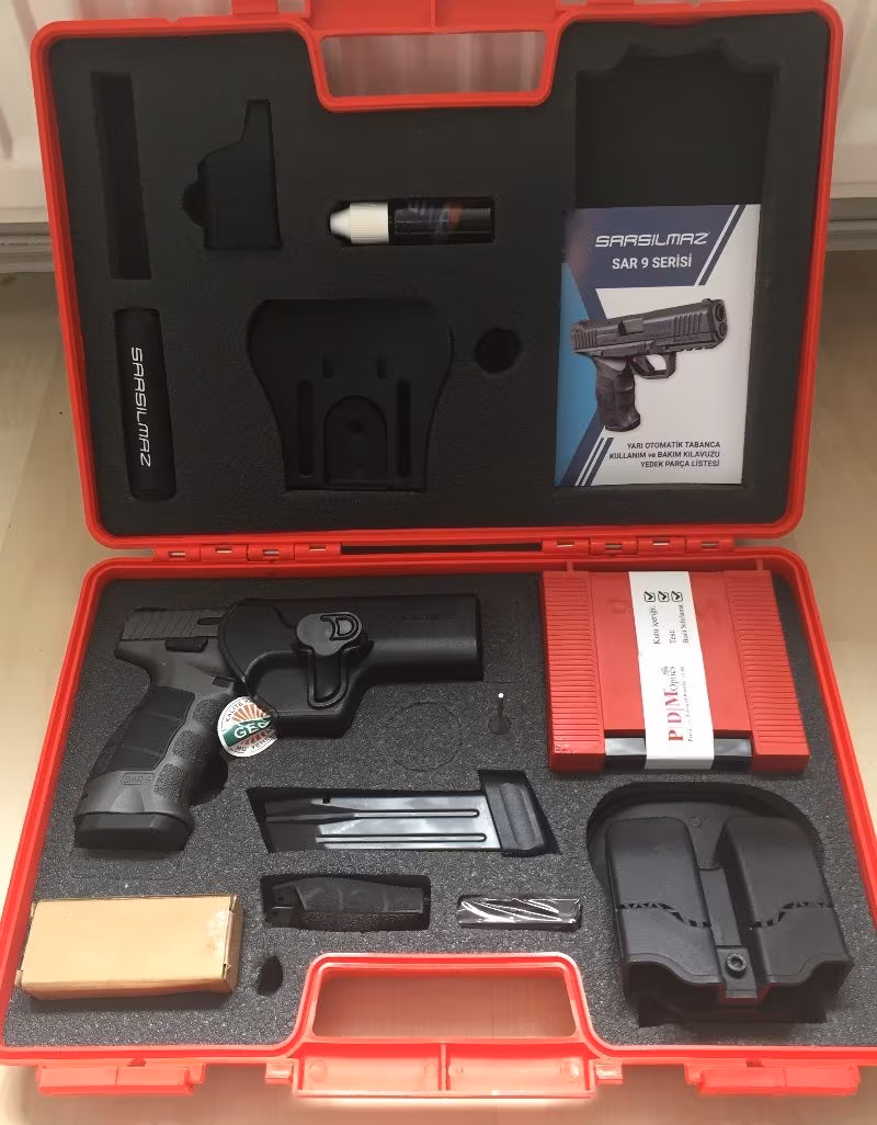 SIFIR KUTUSUNDA SARSILMAZ SAR 9 X PLATİNUM