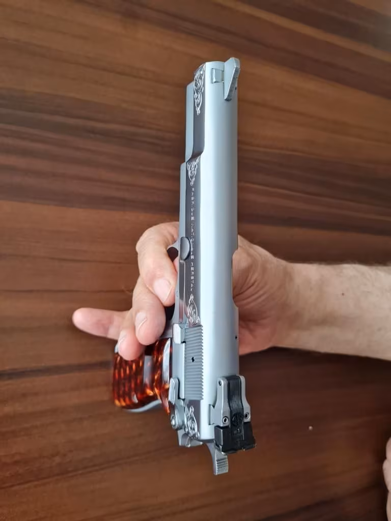 BELÇİKA BROWNİNG  H.P Silwer Chrome 14'lü Tabanca (YARGI MENSUBUNDAN)