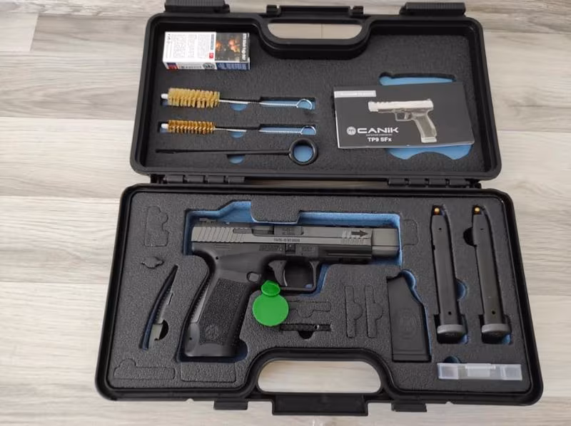 MEMURDAN SIFIR KUTUSUNDA HİÇ KULLANILMAMIŞ CANİK TP9 SFX TUNGSTEN MAT