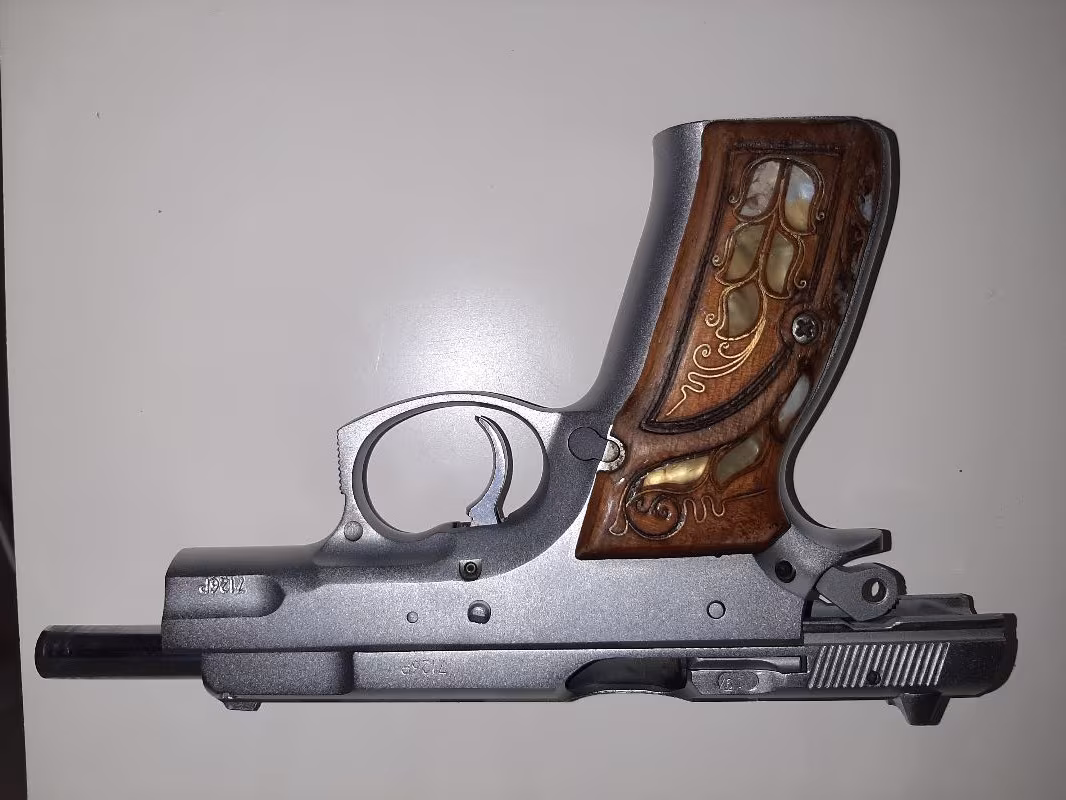 CZ 75B temiz Mat krom kapli