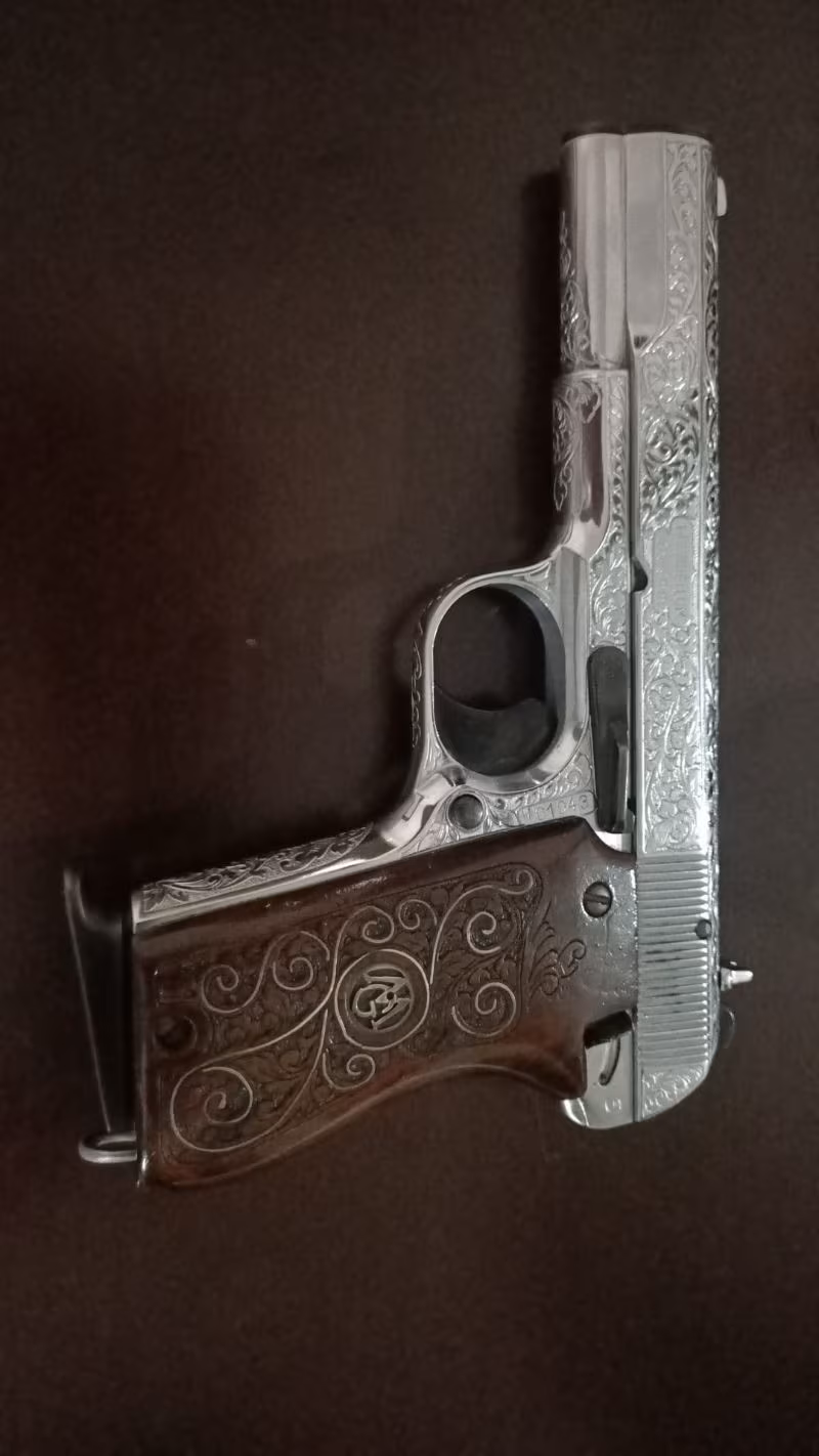 Tokarev 9 mm gümüş kaplama