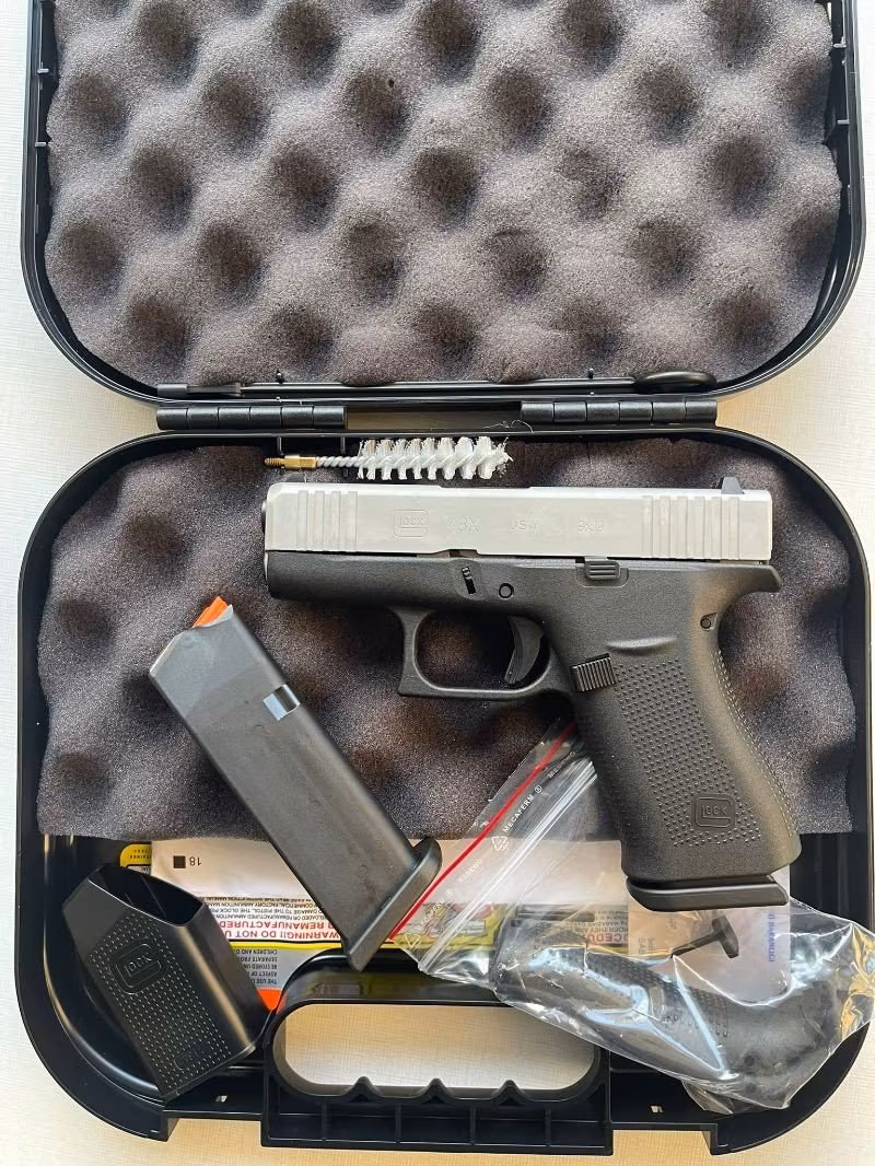Glock 43x Silver
