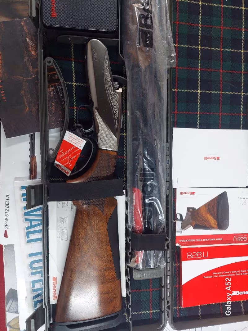 Benelli 828U silver 71 namlu 0 tüfek