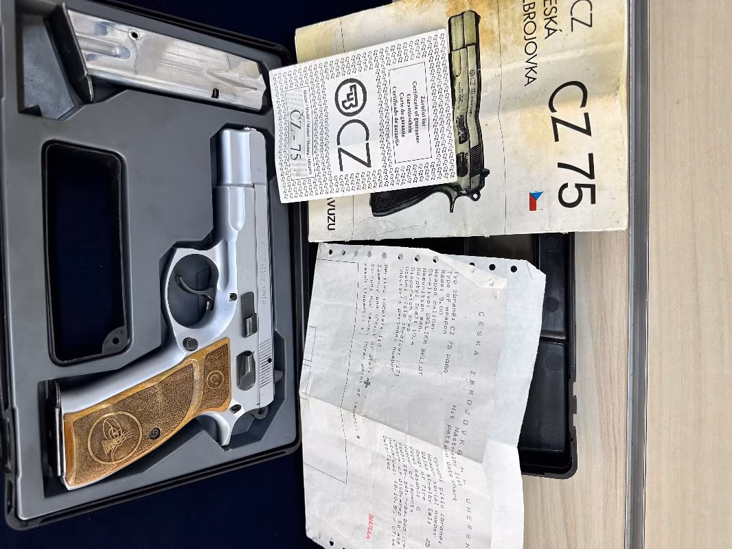 ORJİNAL KUTUSUNDA SERTİFİKALI 0 AYARINDA KROMLU CZ 75 B