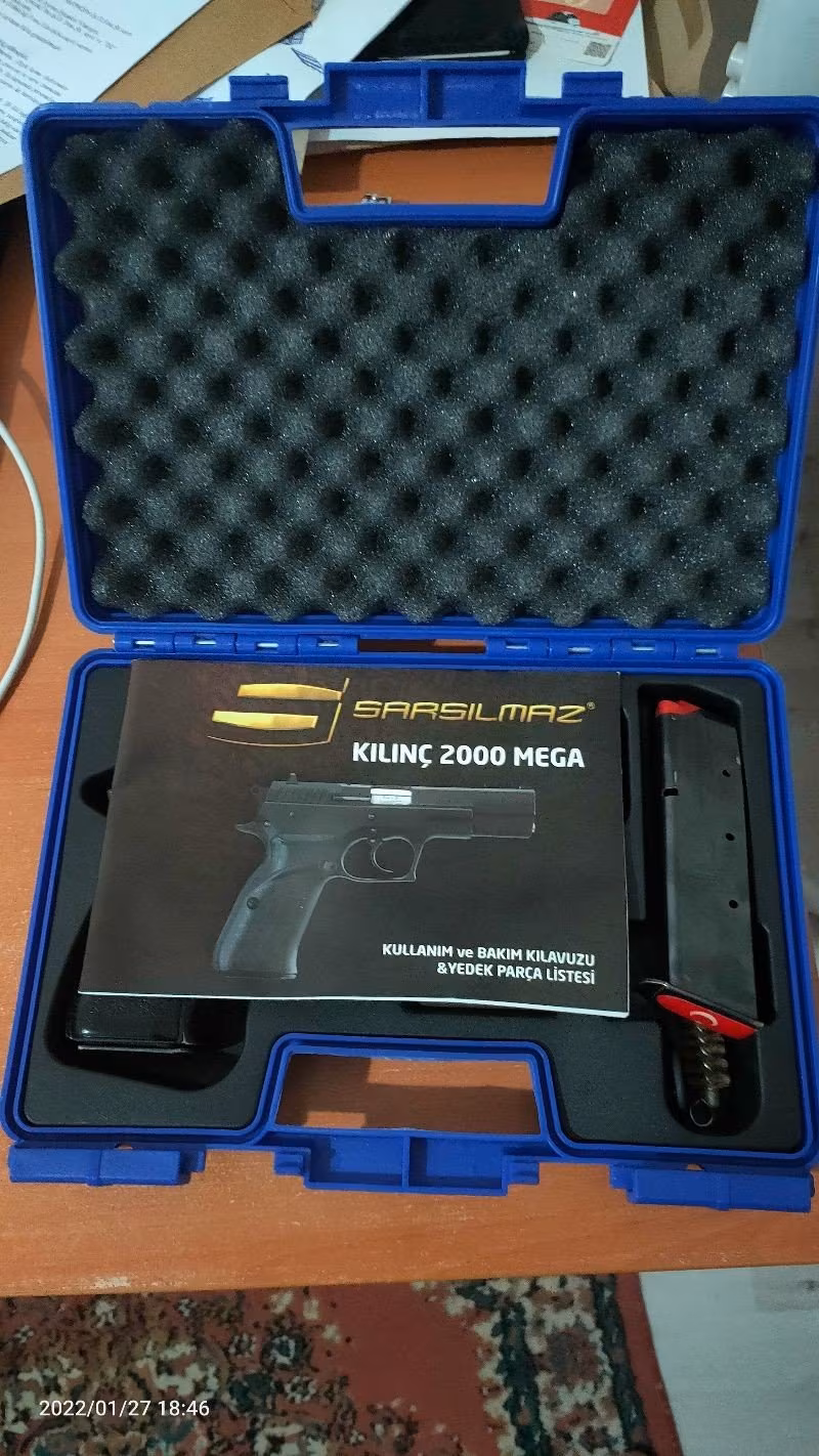 Jandarma astsubay dan Sarsılmaz mega 2000