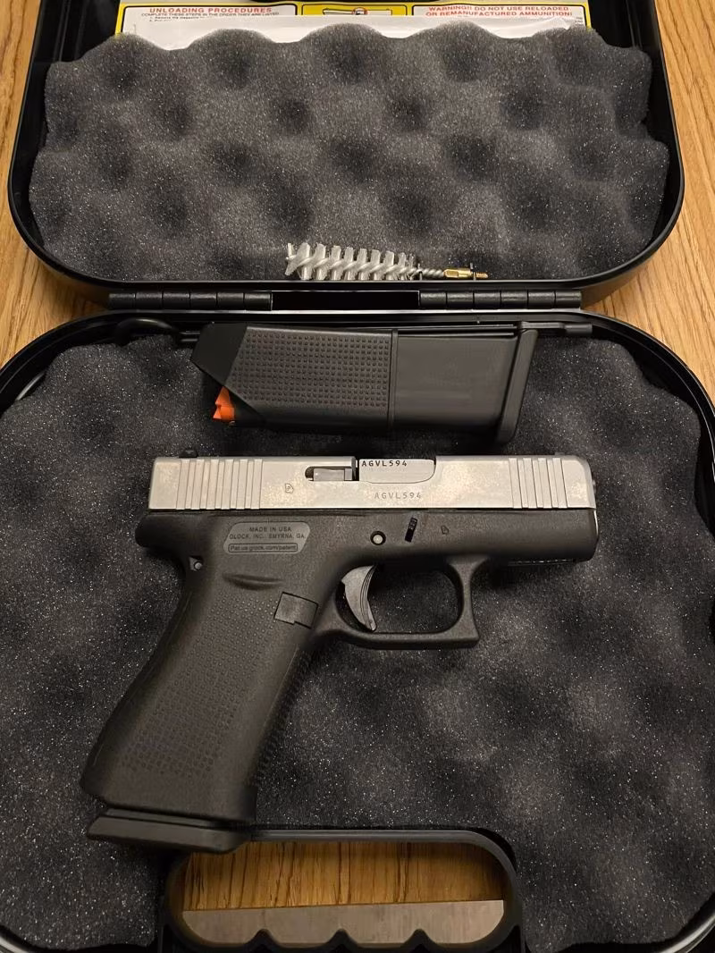 SIFIR GLOCK 43X Silver Slide