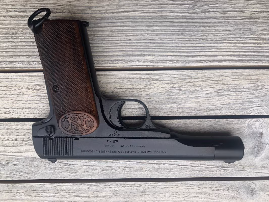 Belçika Browning Yüzük namlu 9.17 ceviz kabze