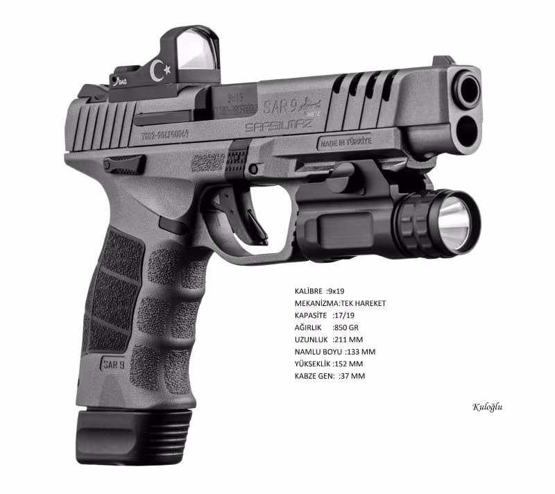 SAR 9 SPORT Mete Platinium acil satılıktır