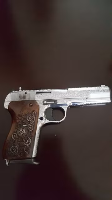 Tokarev 9 mm gümüş kaplama