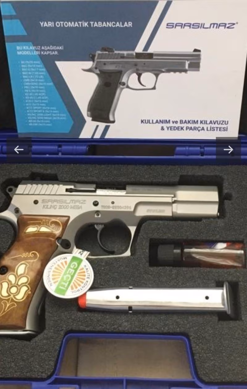 SIFIR KUTUSUNDA SARSILMAZ KILINÇ 2000 MEGA INOX