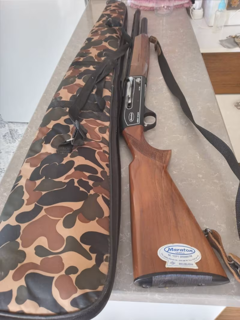 Emekli polisten temiz Maraton tüfek