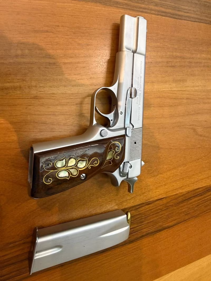 Browning 14 lü BALIKLI BELÇİKA BROWNİNGİ Gümüş Gri