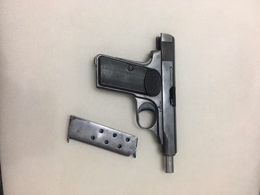 Emekli polisten Browning 1910 7.65 yüzüklü