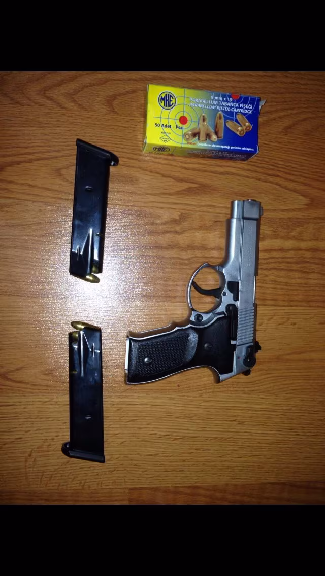 KANUNİ S KROM SİYAH 15+1 TABANCA SIFIR AYARINDA