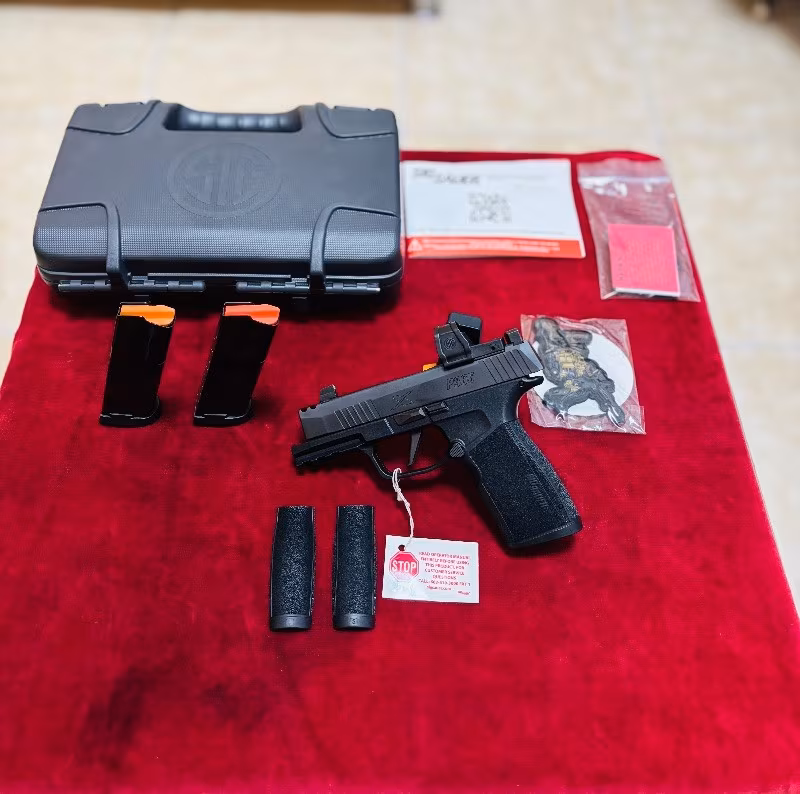 TÜRKİYE DE TEK SIFIR KULLANILMAMIŞ SİG SAUER P365X ELİTE ROMEO