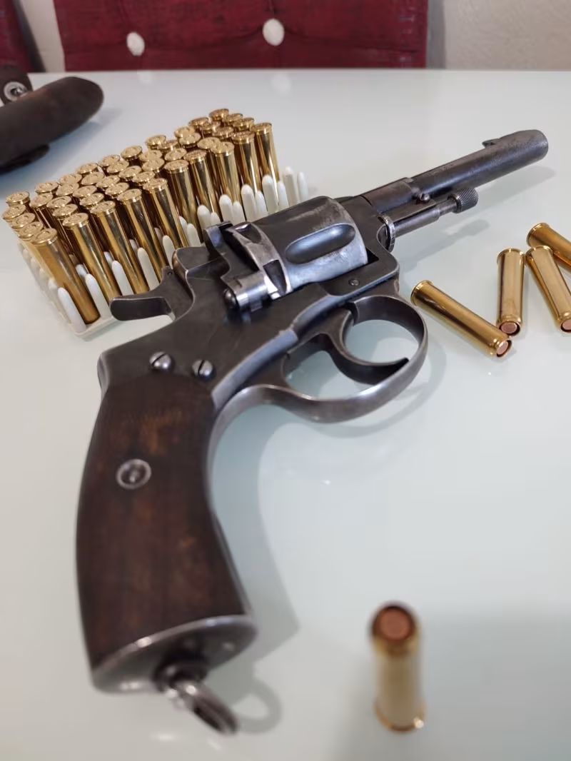 1898 Antika belgeli hareketli Belçika Nagant