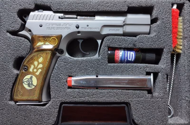 Polis memurundan ruhsatlı Sarsılmaz kılınç 2000 mega stainless steel mat