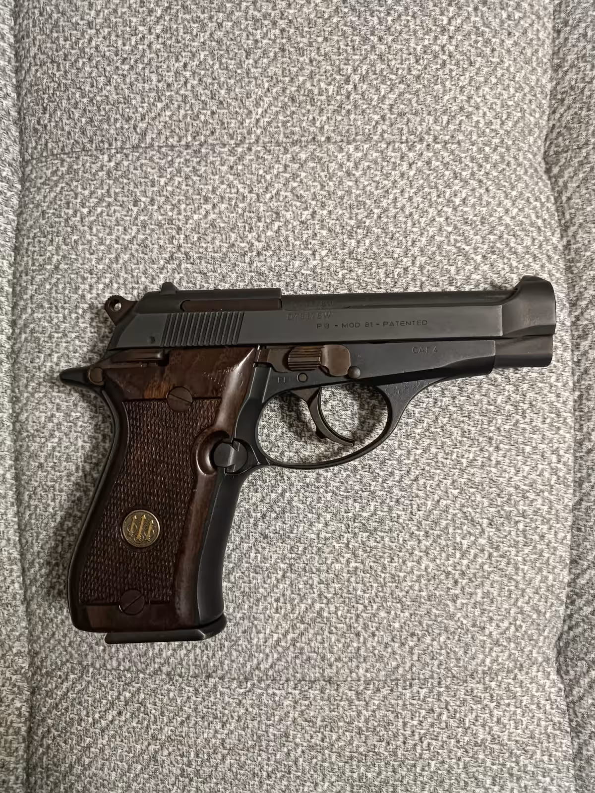 7,65 mm Beretta Mod.81 (12+1 Şarjör Kapasiteli)