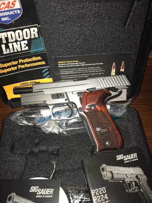 Sigsauer p226 elite stanliess sıfır