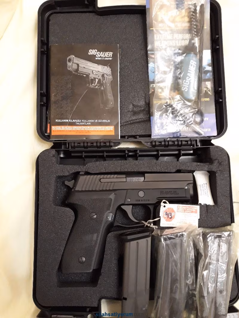 SİG SAUER P229 (SIFIR) YARGI MENSUBUNDAN; HİÇ KULLANILMAMIŞ